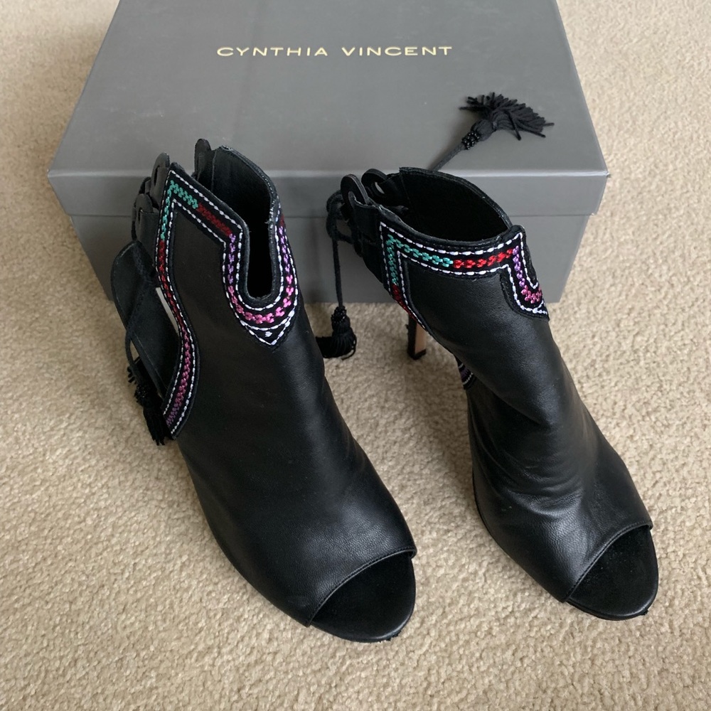 Peep Toe Booties - image 1